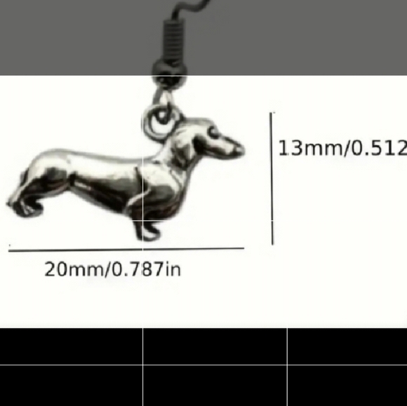 Doxie Dog Handmade Silver Charm Pendant Necklace 18"-22" chain lobster c… - Picture 3 of 8